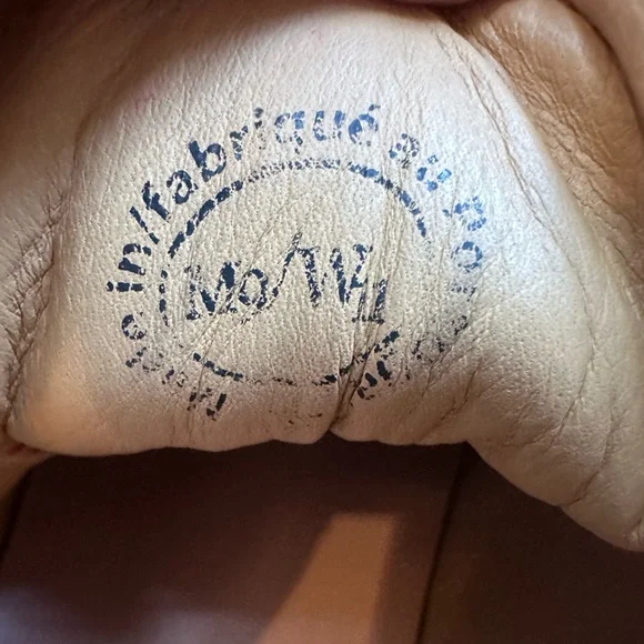 Fluevog GREAT LoPro Fakie pink/orange swirl leather sneaker-M9/W11 (fits LG) - Picture 14 of 16